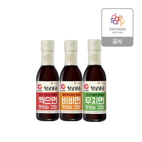 청정원 맛있는 간장(비비면/무치면/찍으면) 3종세트, 1개