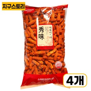 기타 스위티코리아떡볶이스낵1kg4개입1박스, 1kg, 4개