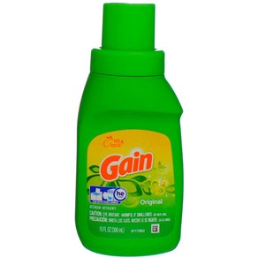 Gain Original Laundry Detergent Two 10 oz. Bottles Gain 오리지널 세탁 세제 10온스 2개 병