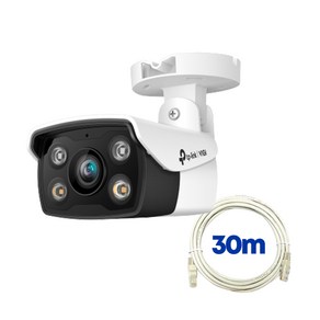 티피링크 VIGI C340 6mm＋랜선 30M 4MP 야간 풀컬러 IP카메라 세트, 1개