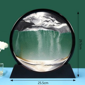 모래시계 7인치 샌드아트 액자 액자형모래시계 휴식 인테리어 샌드멍 개업 액자형 시계