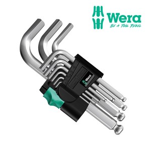 Wera 베라 숏 볼 L렌치 세트 950PKS/9 SM 육각 렌치