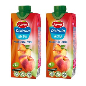 후버 디스프루타 복숭아 주스, 330ml, 36개