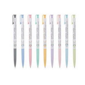 모닝글로리 500 제노 Shinzi katoh 캐릭터볼펜 0.5mm, 9종, 1세트