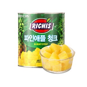 리치스 파인애플청크 대용량3kg, 1개, 3kg