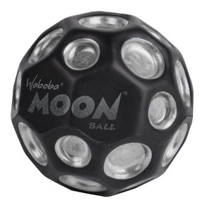 Waboba Moon Ball 다크 사이드 오브 더 문 하이퍼 바운시 볼 모든 연령대의 익스트림 바운스와 재미 활동적인 놀이 및 야외 게임에 적합한 슈퍼 하이 바운싱 14217, 1개