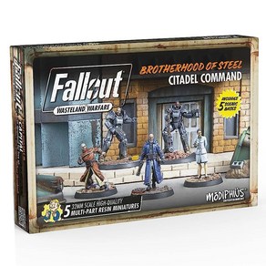 Modiphius Entetainment Ltd Fallout Wasteland Wafae: Bothehood of Steel-Citadel Command - 미니어처 5