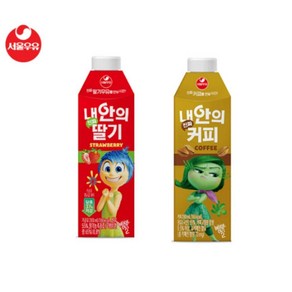 서울우유 내 안의 진짜 딸기 커피, 14개, 280ml