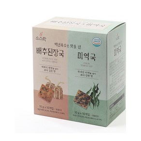 소스락 백년육수즉석국, 1개, 100g