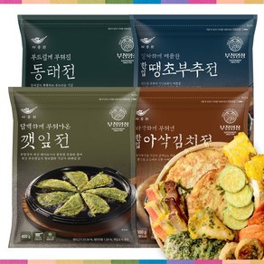 사옹원 명절선물 (3호) 동태전+깻잎전+아삭김치전+땡초부추전, 1세트