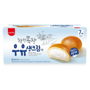 [트레이더스] 삼립 착한목장 우유생크림빵 700G 아이스박스(+아이스팩)포장