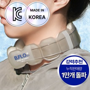 [국내생산] 비플로 ICY 앗차거! 와이드 넥쿨러, 28도, 1개, 쿨그레이