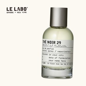 [백화점출고정품] 부드러우면서도 강한 블랙티향 LE LABO FRAGRANCES 르라보퍼퓸 떼누아29 THE NOIR 29 50ml, 1개