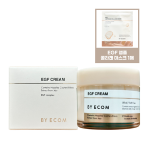 바이애콤 EGF 크림 50ml+마스크팩 34g 1매, 1개, 50ml