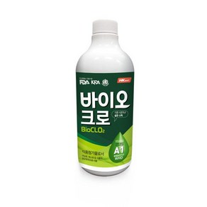 바이오크로(식품 살균소독제) 1L/야채과일/이산화염소