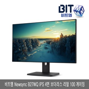 비트엠 Newsync B27WQ IPS 4면 보더리스 리얼 100 게이밍 무결점