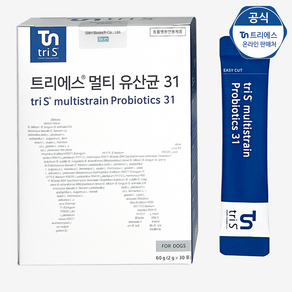 트리에스 프로바이오틱스 강아지 유산균 장 건강 면역력 피부 30포, 30회분, 장건강/유산균, 1개