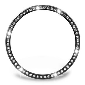 COCOGOGO 갤럭시워치7 40MM 44MM 큐빅베젤링, 워치7 40블랙 큐빅, 1개