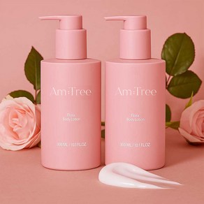 에이엠트리 퍼퓸 바디로션 플로라향, 300ml, 2개