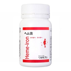 와카사프리 - 헴철 햄철 3정에 450mg 함유 - 비타민 미네랄 7종 90정(30일분), 90정, 1세트