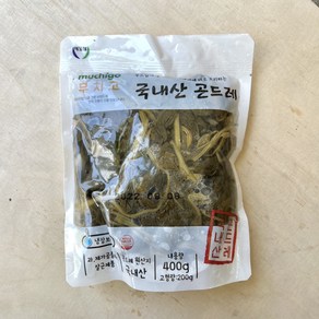 무치고 국산 삶은 곤드레 400g 국내산 데친 자숙 곤드레 나물