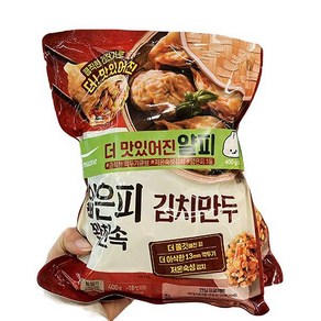 풀무원 얇은피꽉찬속김치만두, 400g, 2개