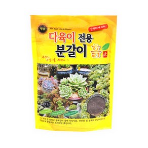 다육이전용 분갈이흙 3L 가드닝 원예용 상토 배양토, 1개