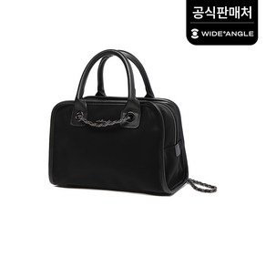 [와이드앵글 공식] 골프 여성 CF 체인 숄더 토트백 WWU22B10Z1, Black