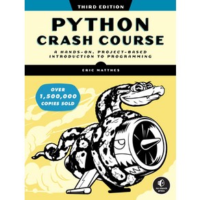 (영문도서) Python Cash Couse 3d Edition Papeback, No Stach Pess, English, 9781718502703