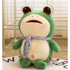 신스엔스 통통 귀염 개구리 인형 대형, 28cm, 1개