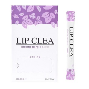 LIP CLEA 립클레아 일회용 휴대용 스트롱 스틱가글 250개, 11ml