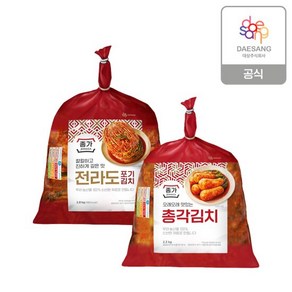 종가 전라도 포기김치 2.8kg+총각김치 2.3kg, 1개, 2.8kg