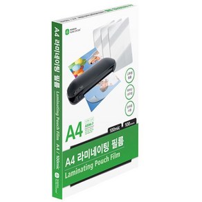 미령문구 A4 A3 100mic 기계 코팅필름 100개입 1팩 무료발송