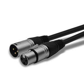 XLR 마이크 케이블 연장 마이크선 캐논잭 라인 잭 XLR 1M-2M-3M-5M-10M, 5M