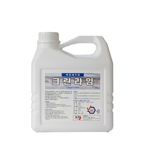 적벽돌 백화제거제 몰탈 시멘트자국제거 석회질제거 크린라임 4리터, 1개, 4L