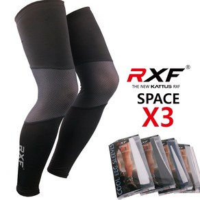 RXF SPACE X3 발토시 냉감 레그토시 고급형 좌우 1세트, 다크 그레이