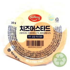 델링 일회용 치즈머스타드소스 한박스 30g x 100ea