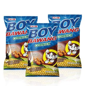 3.54 Ounce (Pack of 3) Boy Bawang Cornick Adobo 3.54온스(3팩) Boy Bawang Cornick Adobo - 바삭하고 맛있는