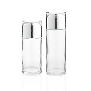 스킨로션유리공병-100ml 120ml(투명용기+실버뚜껑), 스킨-120ml, 1개