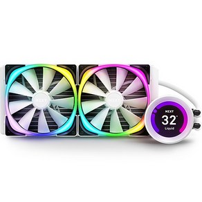 NZXT KRAKEN Z63 RGB CPU쿨러, White, 1개