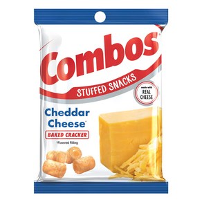 [미국직구]콤보스 체다치즈 베이크드 크래커 COMBOS Chedda Cheese Cacke Baked Snacks, 1개