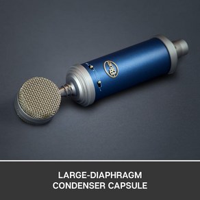 음향기기 Blue Microphone Bluebird SL XLRC녹음 스트리밍 팟캐스트 게임 대형 다이어프램 카디오이드 캡슐 쇼크마운트 및 보호 케이스가 있는 마이크용 콘덴서 마