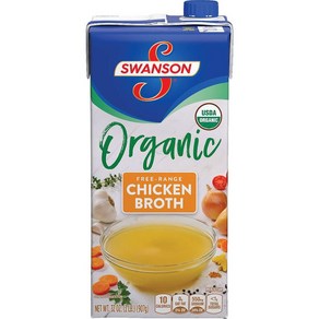 Swanson 스완슨 치킨 브로스 치킨스톡 닭육수 32oz(907g) 3팩, 907g, 3개