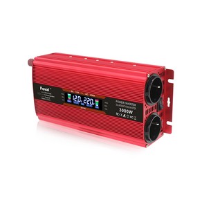 녹원 한국형 콘센트 계단파 차량용 인버터 12V 지속출력 1500W 최대출력 3000W, 1개