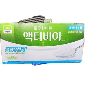 풀무원다논 풀무원다논 액티비아 무설탕 플레인 80g X 8개입 x 2개