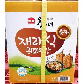 업소용 된장(옹가네 재래식 14K), 1, 14kg