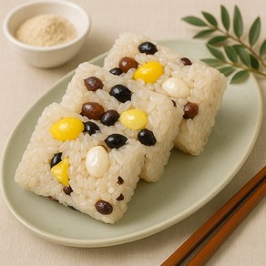 해담 마늘영양찰밥(냉동), 40개, 50g