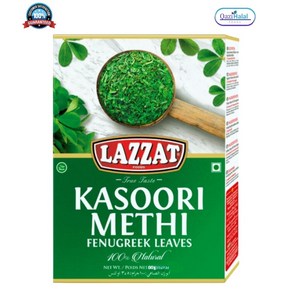 Lazzat Kasooi Methi Fenugeek Leaves 50g 라자트 카수리 메티 페누르그릭 잎 50g, 1개