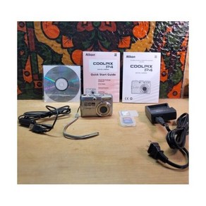 니콘 COOLPIX P4 VR 8.1MP 디지털 카메라 3.5배 광학 줌 카드 충전기 테스트, 1개