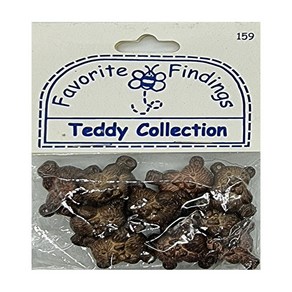 버튼갤러리 단추 테디 곰 159, 159 teddy collection, 1개